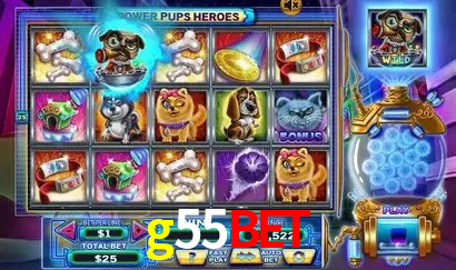 Biblioteca de slots populares na g55bet